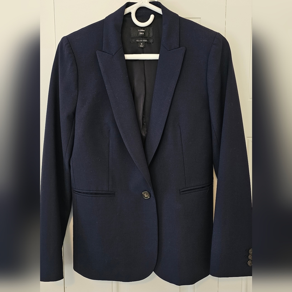 J. Crew Navy Blazer size 6